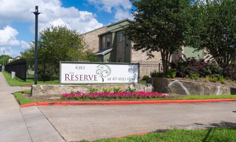 Apartments Near Fortis College-Houston Reserve at 63 Sixty Three for Fortis College-Houston Students in Houston, TX