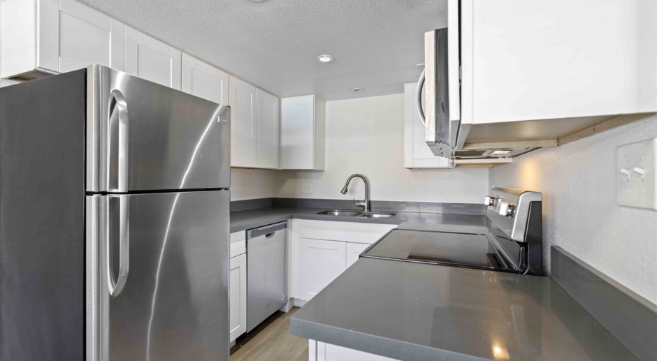 Fully renovated 2 bedroom unit - $1,299.00 w/washer and dryer - $299.00 1st month rent move in special!