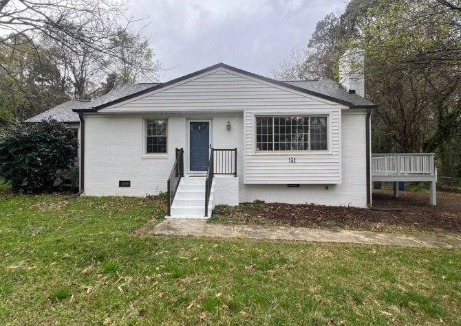 Houses Near Authentic 3BD, 2BA Raleigh Home with Spacious Yard and Wood Burning Fireplace
