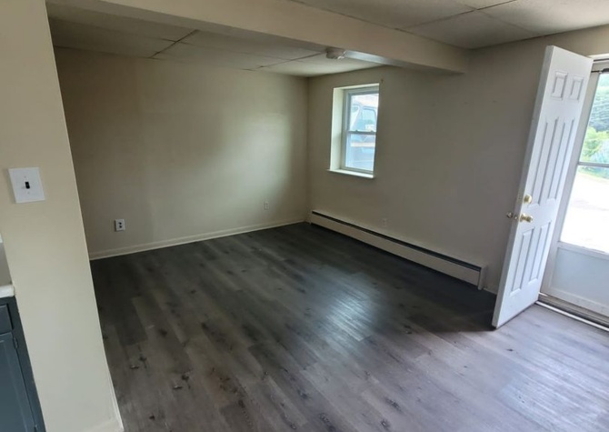 Houses Near Studio apartment with separate kitchen space.