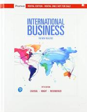 International Business: The New Realities