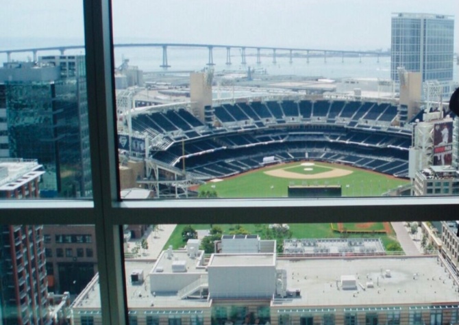 Houses Near Luxurious 2 Bedroom / 2 Bath 25th story condo with 2 parking spaces***Unbelievable Views of Petco Park***