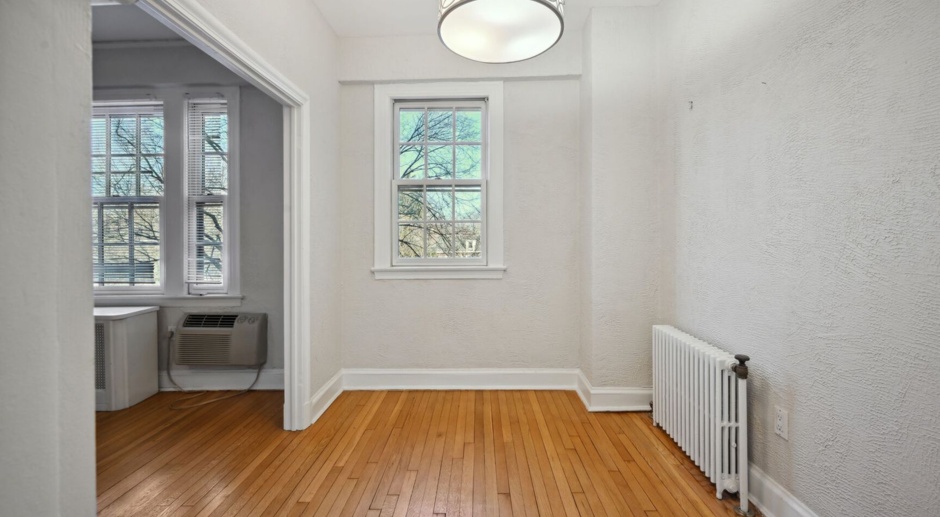 Beautiful, Lighted Filled Studio in Kalorama Heights!
