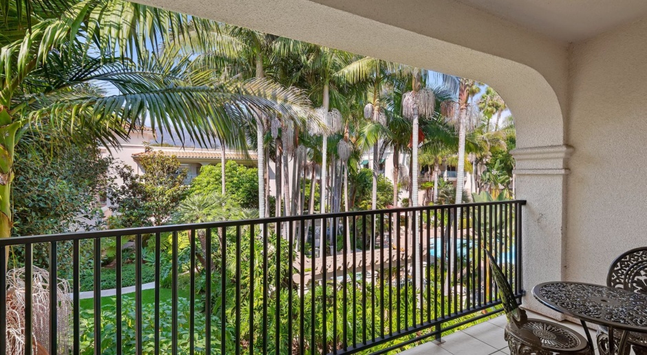 RARELY offered! Top floor three bedroom 2.5 bath El Escorial condo, fully furnished at East Beach.