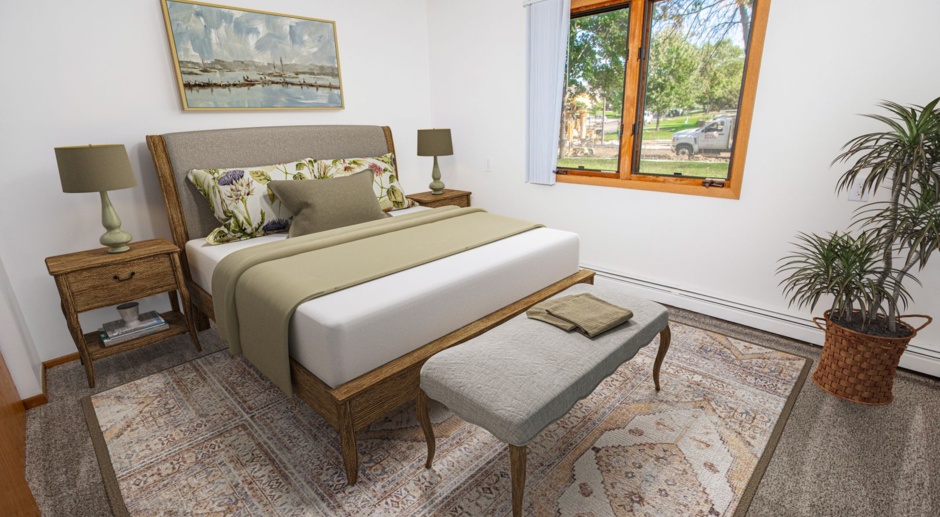 2 bed, 1 bath available at beautiful Woodridge Apartments!
