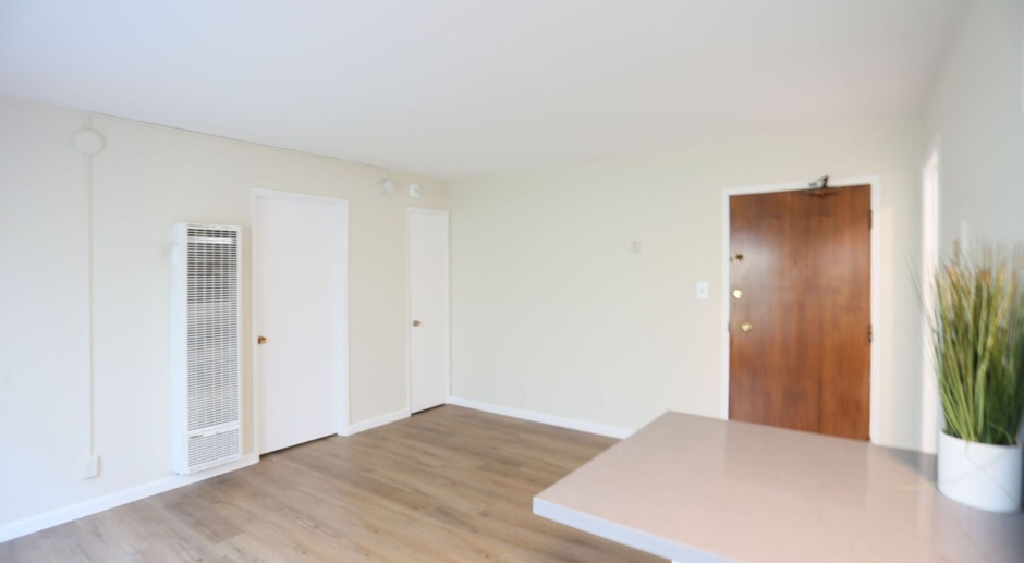 OPEN HOUSE:  Thursday (4/4) 6:00pm-6:20pm.  Newly remodeled, second floor 1BR/1BA in Noe Valley, Parking available for an add'l fee (158 Duncan Street #2)