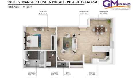 Apartments Near PCOM 1810 E Venango St for Philadelphia College of Osteopathic Medicine Students in Philadelphia, PA